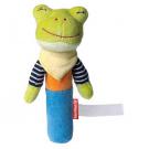 Grasp Toy frog with squeaking function