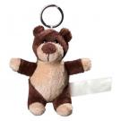 plush keychain bear