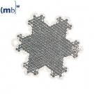 TALMU-pedestrian reflector snow crystal