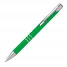 Pen with rubberised surface