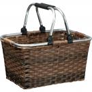 Rattan shopping basket