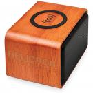Wooden speaker with wireless charging pad   (24550)