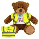 17cm Anne Bear in Hi Vis Vest E1415205