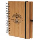 B6 SPIRAL BAMBOO NOTEBOOK E147507