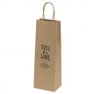 Ashdown Bottle Paper Gift Bag - Kraft - 150gsm  (Spot Colour Printing) E1410111