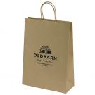 Ashdown Medium Paper Gift Bag - Kraft - 150gsm  (Spot Colour Printing) E1410105