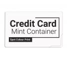 Mint Container Credit Card - White (Spot Colour and Digital Print) E1413803