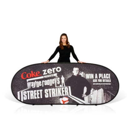 Horizontal Pop Out Banner