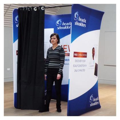 Pop Up Changing Booth
