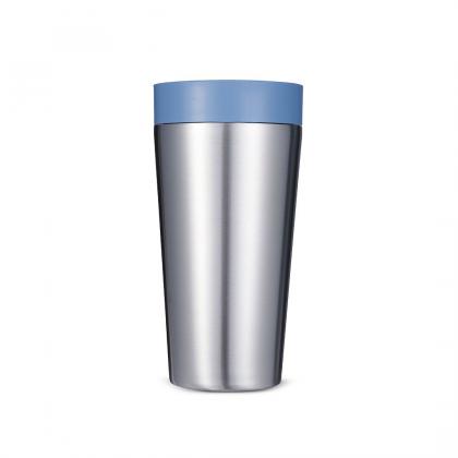 Circular Stainless Steel Travel Mug, 12oz (340ml)