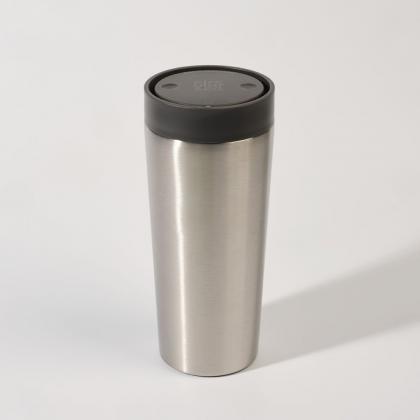 Circular Stainless Steel Travel Mug, 16oz (454ml)
