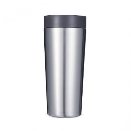 Circular Stainless Steel Travel Mug, 16oz Home & Away Bundle
