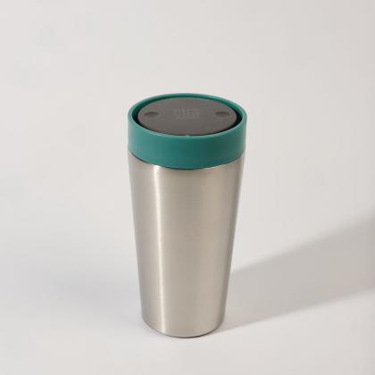 Circular Stainless Steel Travel Mug, 12oz You & Me Bundle