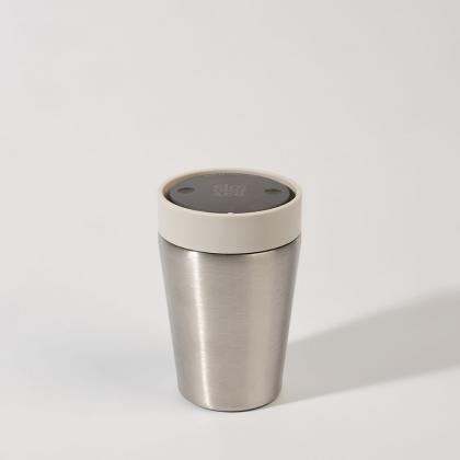 Circular Stainless Steel Travel Mug, 8oz You & Me Bundle
