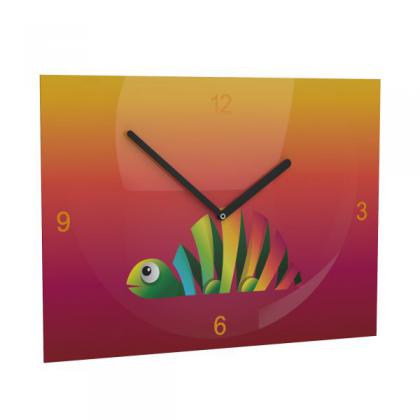 Horae Wall Clock Premium Rectangular 240 x 350 mm, Black Clock Hands