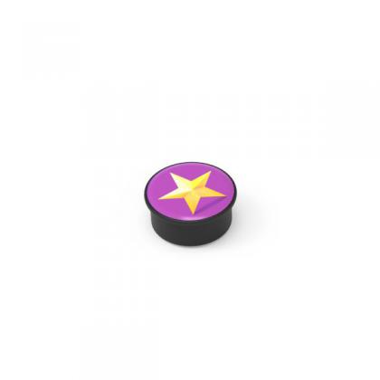 Whiteboard Magnet Black, 19.6 mm