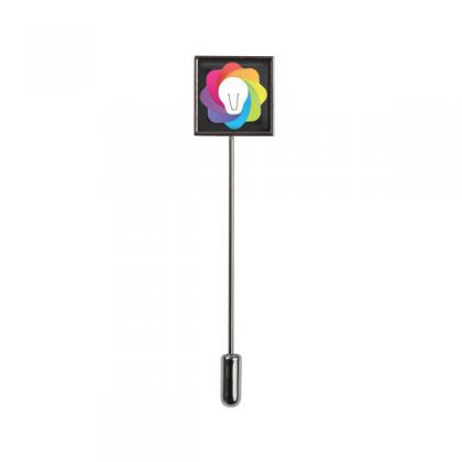 Pin Lapel Metal, Square, 15 mm