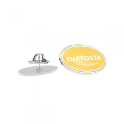 Pin Metal, Oval