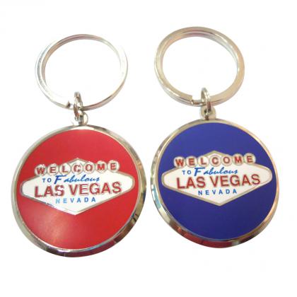 HARD ENAMEL WITH PRINT KEYRING