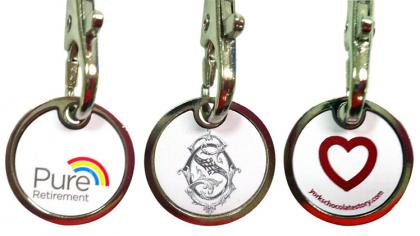 PRINTED DECAL TROLLEY COINS
