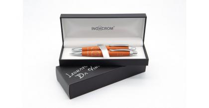 Round Leonardo ballpen & mechanical pencil set