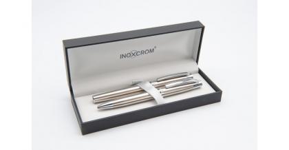 Arc Inox ballpen & fountain pen set