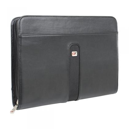 GF494 Ambassador A4 Zip Folio with Calculator