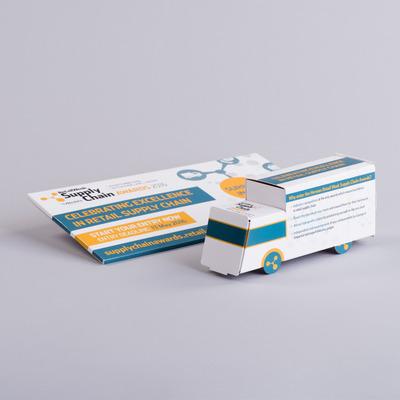Pop Up Lorry With Board Envelope Or Sleeve