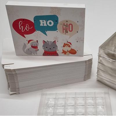 Small Self-Fillable Advent Calendar - Stock Design: CAT