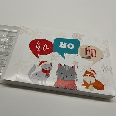 Small Self-Fillable Advent Calendar - Stock Design: CAT