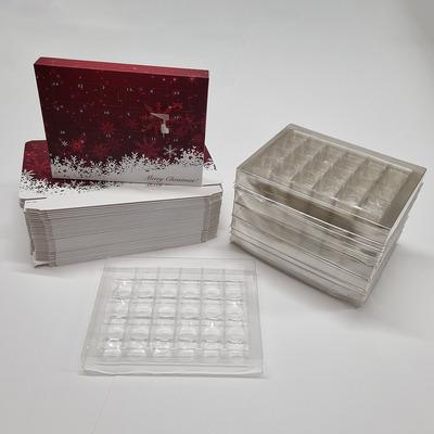 Stock Small Self Fillable Cost Effective Advent Calendar - AA_2551-red