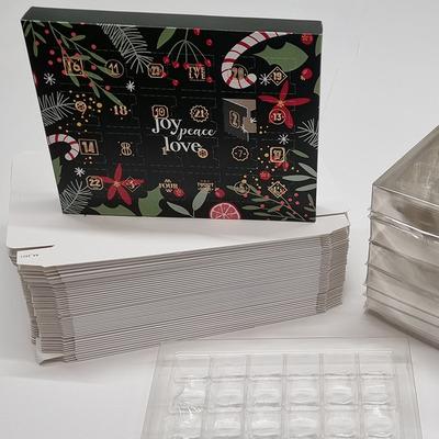Stock Small Self Fillable Cost Effective Advent Calendar - AA_2551-christmas floral