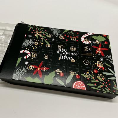 Stock Small Self Fillable Cost Effective Advent Calendar - AA_2551-christmas floral