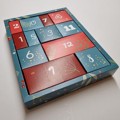 Stock Luxury Advent Calendar with 12 Boxes - AB_05-12