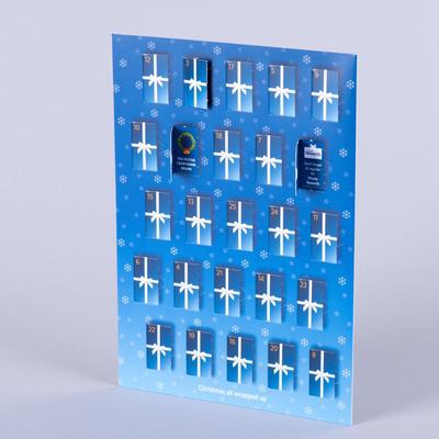 A4 traditional advent calendar