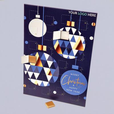 Large eco friendly chocolate advent calendar - AA 3075