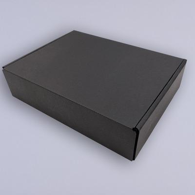 Black Corrugated Mailing Box