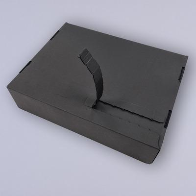 Black Corrugated Mailing Box