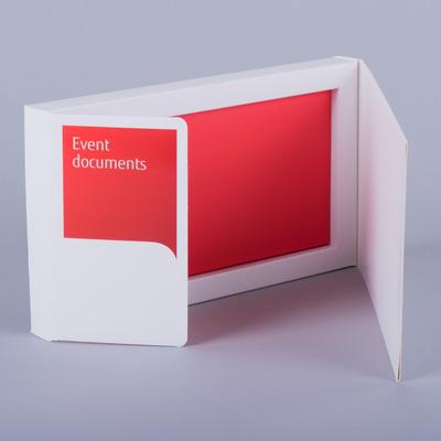 Curved Double Flap Promotional Box With Magnets