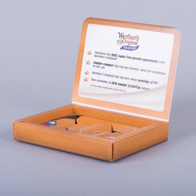 Hinged Lid Presentation Box With Board Plinth