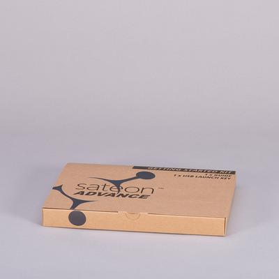 Hinged Lid Eco Friendly Box With Fitment