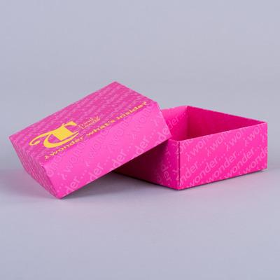 Fold Over Edge Lift Off Lid Promotional Packaging