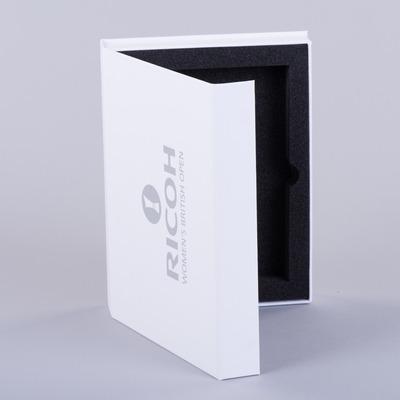 Wrap Lid Luxury Presentation Box With Magnetic Closure And Foam Fitment