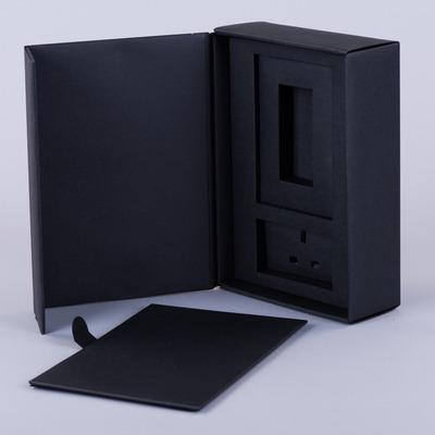 Hinged Lid Rigid Style Presentation Box With Multiple Layered Fitment