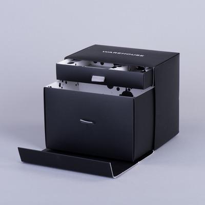 Presentation Box With Drawers And Closing Flap