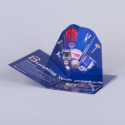 V Style 3D Pop Up Card