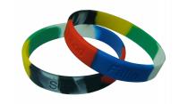 MULTI COLOURED SILICONE WRISTBANDS