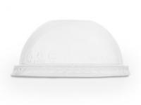 Clear Smoothie Lids - PLA/Compostable Domed