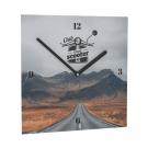 Horae Wall Clock Square 240 x 240 mm, Black Clock Hands