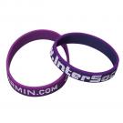 DEBOSSED WITH INFIL SILICONE WRISTBANDS